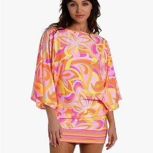 Retro Tunic Cover up Dress